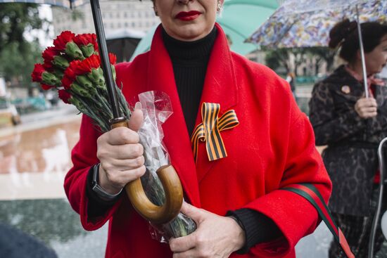 Immortal Regiment event in Barcelona