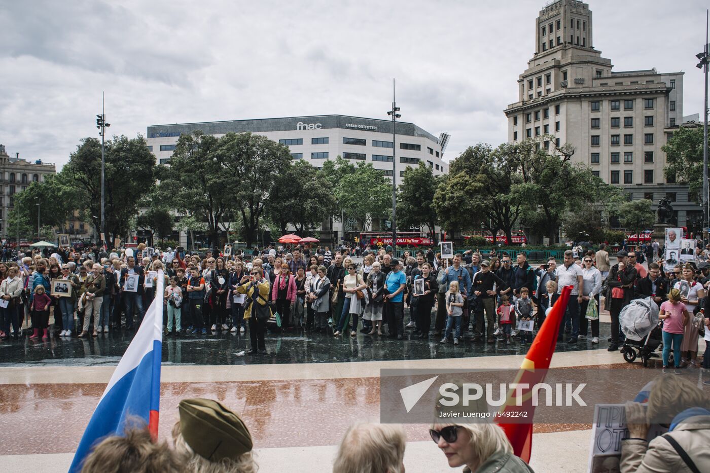 Immortal Regiment event in Barcelona
