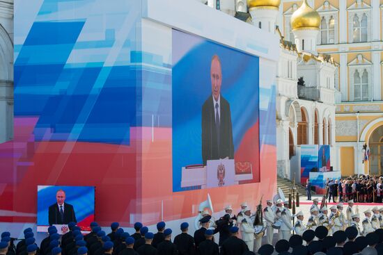 Inauguration of Russian President Vladimir Putin
