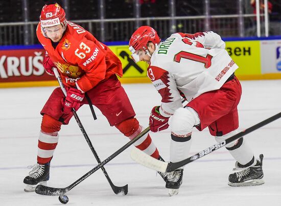 Ice Hockey World Championship. Belarus vs. Russia