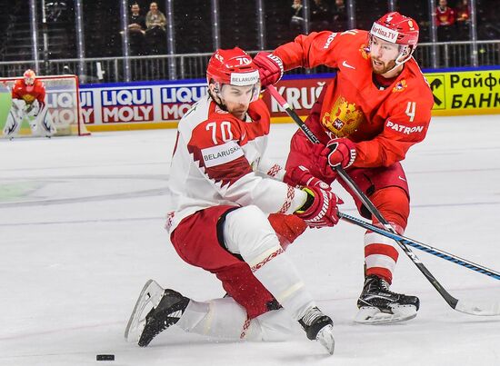 Ice Hockey World Championship. Belarus vs. Russia