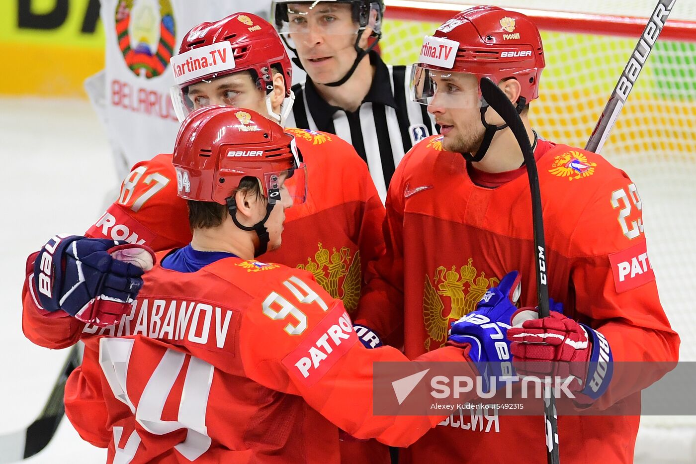 Ice Hockey World Championship. Belarus vs. Russia