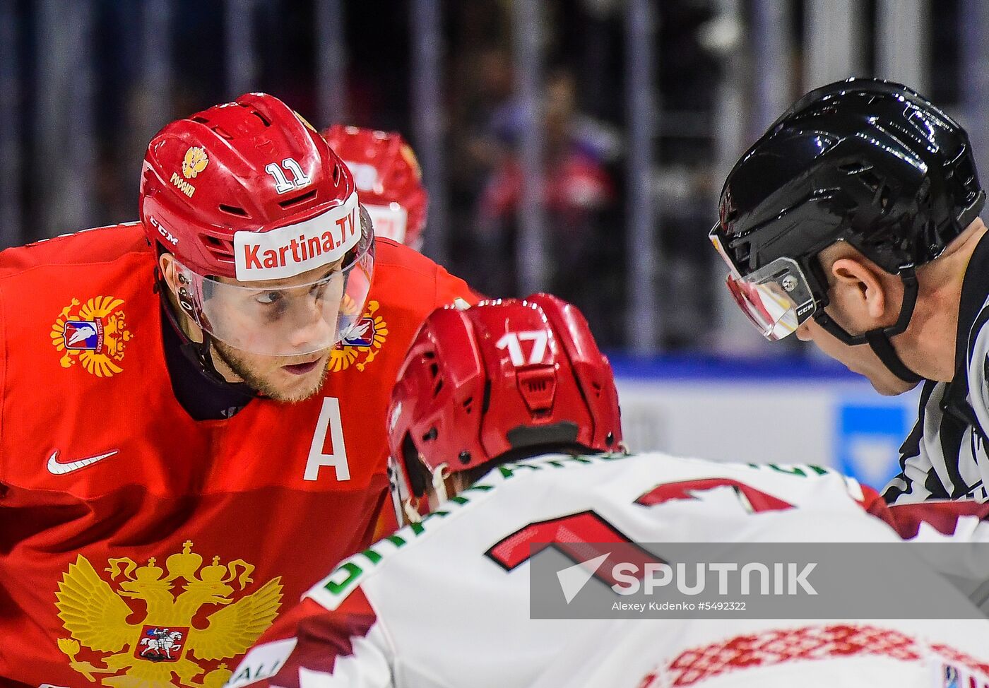 Ice Hockey World Championship. Belarus vs. Russia