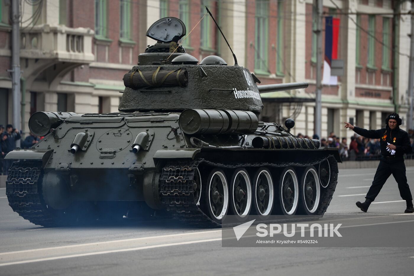 Dress rehearsal of Victory parade in Russian cities