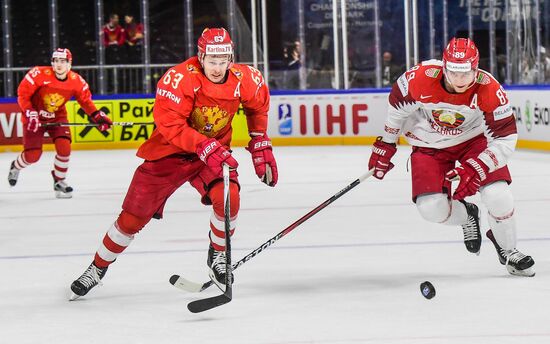 Ice Hockey World Championship. Belarus vs. Russia