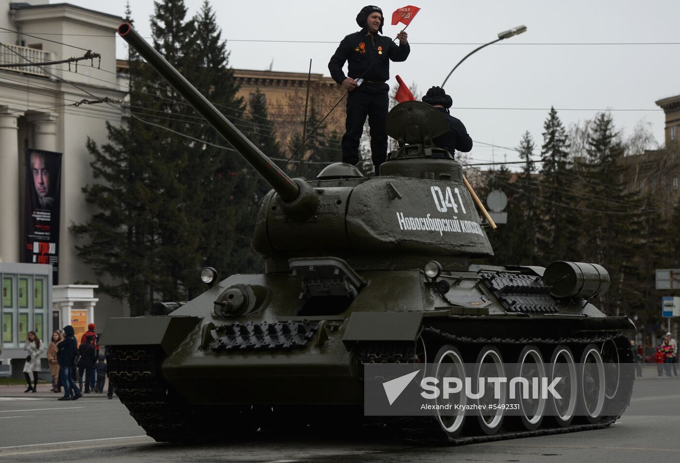 Dress rehearsal of Victory parade in Russian cities