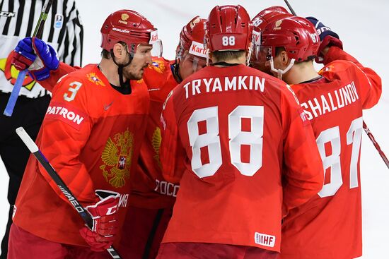Ice Hockey World Championship. Belarus vs. Russia