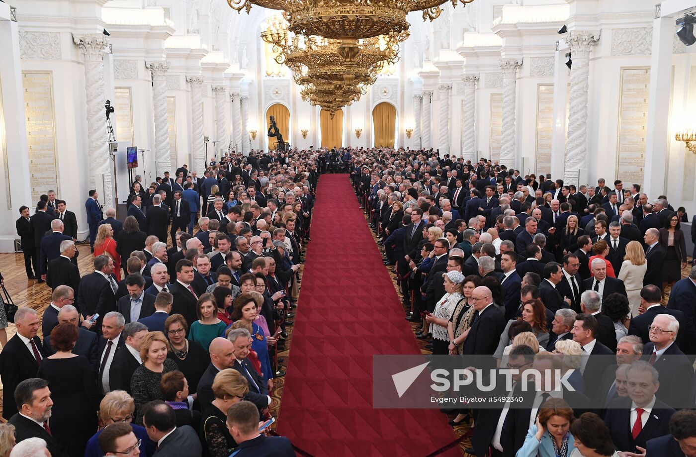 Inauguration of Russian President Vladimir Putin