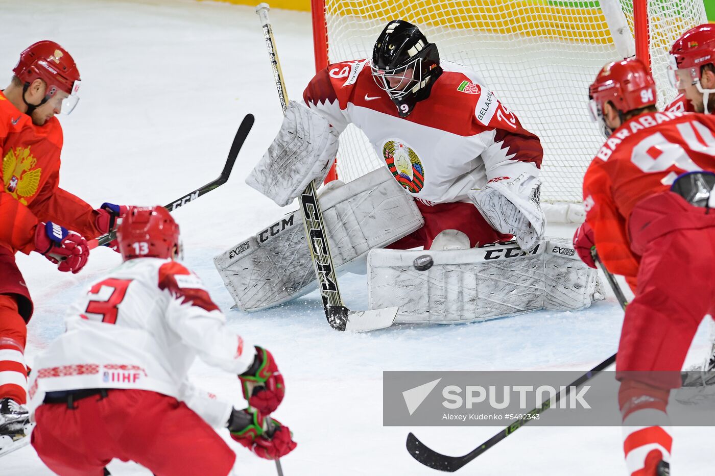 Ice Hockey World Championship. Belarus vs. Russia