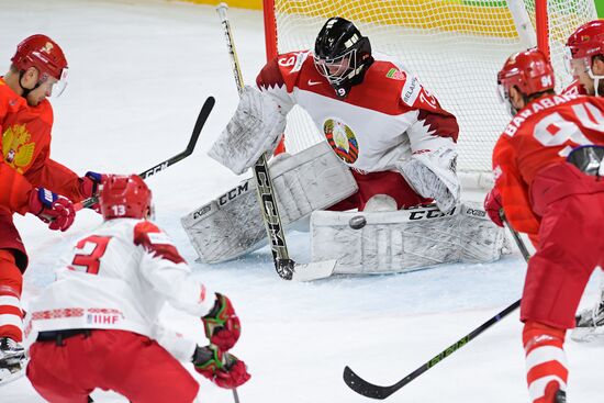 Ice Hockey World Championship. Belarus vs. Russia