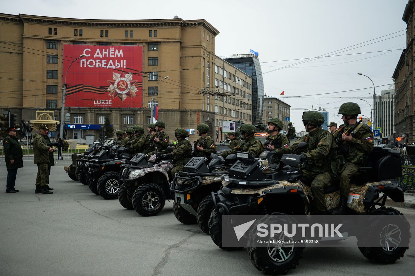 Dress rehearsal of Victory parade in Russian cities