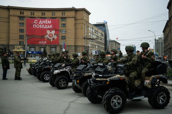 Dress rehearsal of Victory parade in Russian cities