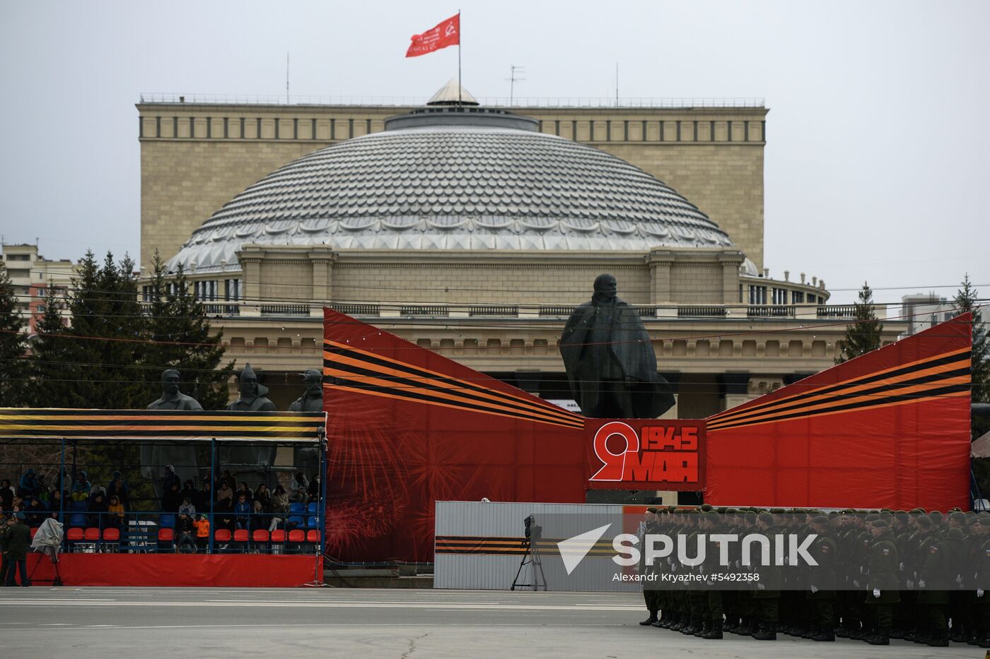 Dress rehearsal of Victory parade in Russian cities
