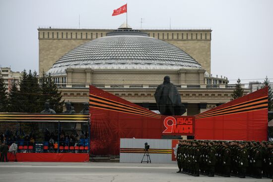 Dress rehearsal of Victory parade in Russian cities
