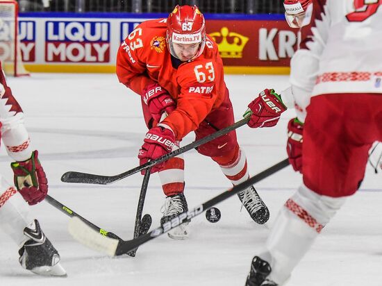 Ice Hockey World Championship. Belarus vs. Russia