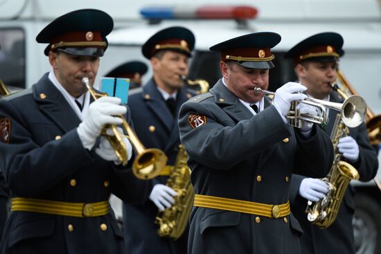 Dress rehearsal of Victory parade in Russian cities