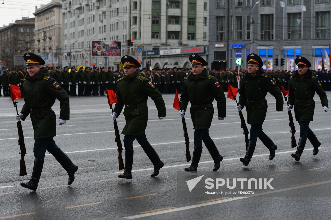 Dress rehearsal of Victory parade in Russian cities