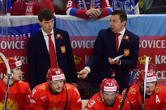 Ice Hockey World Championship. Belarus vs. Russia