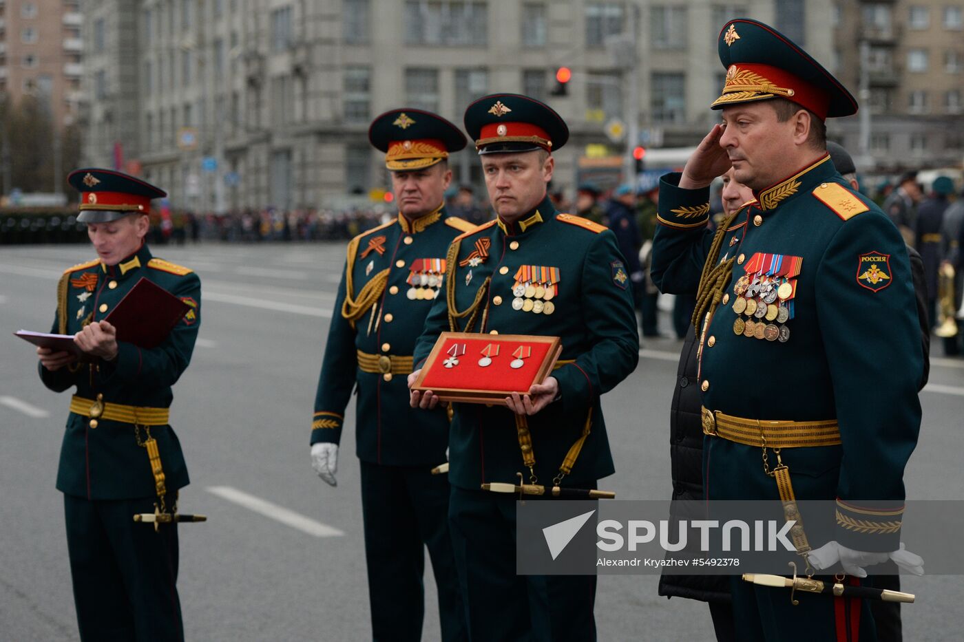 Dress rehearsal of Victory parade in Russian cities