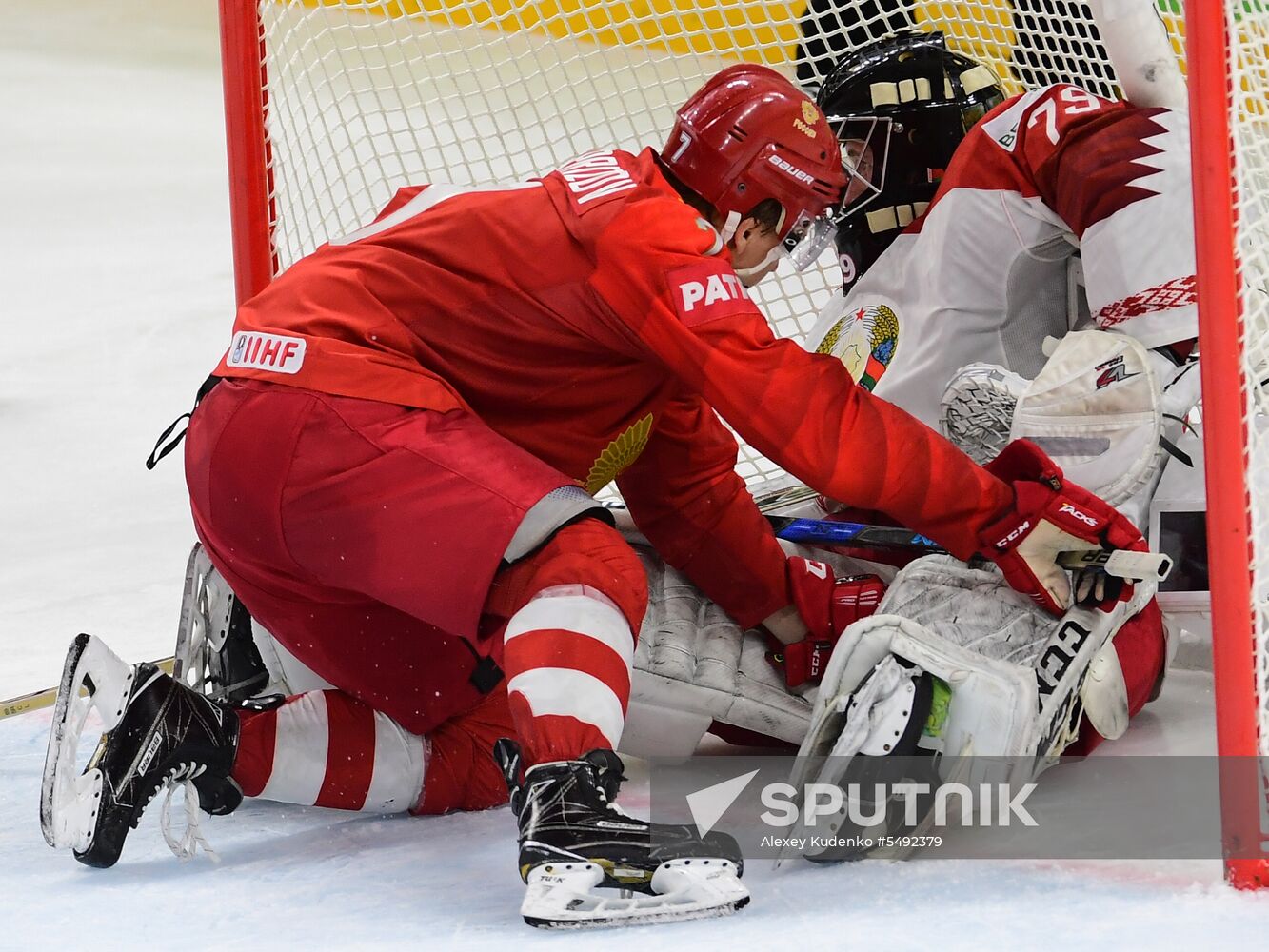 Ice Hockey World Championship. Belarus vs. Russia