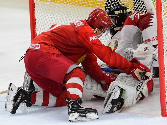 Ice Hockey World Championship. Belarus vs. Russia