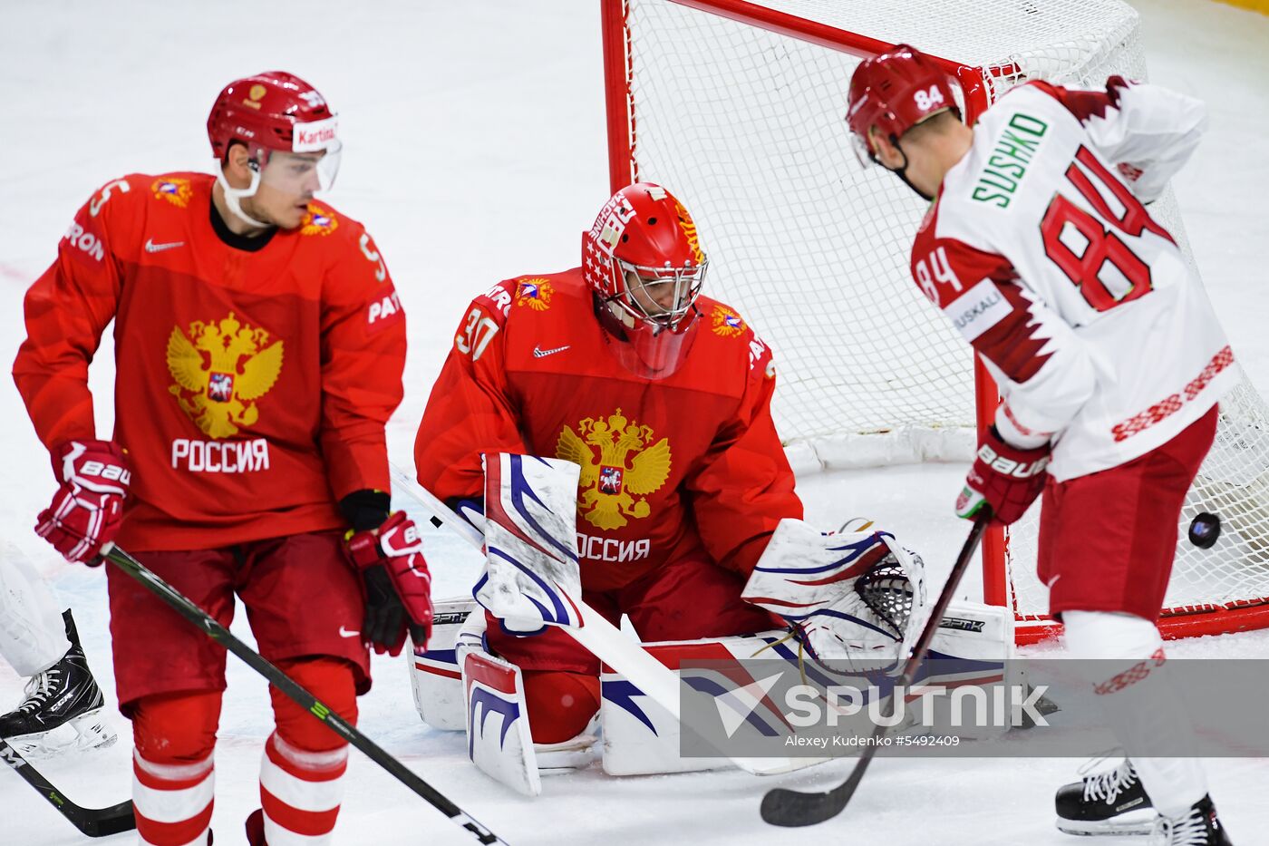 Ice Hockey World Championship. Belarus vs. Russia