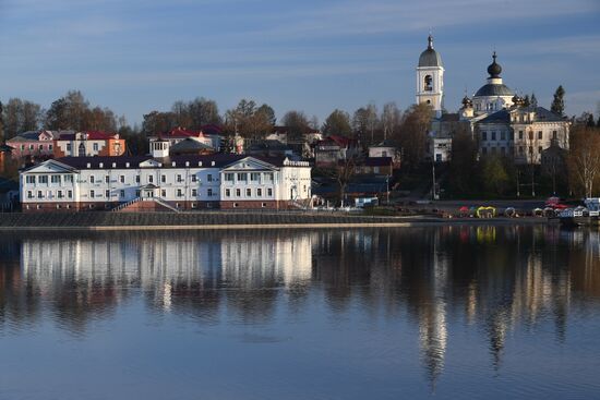 Russian cities. Myshkin