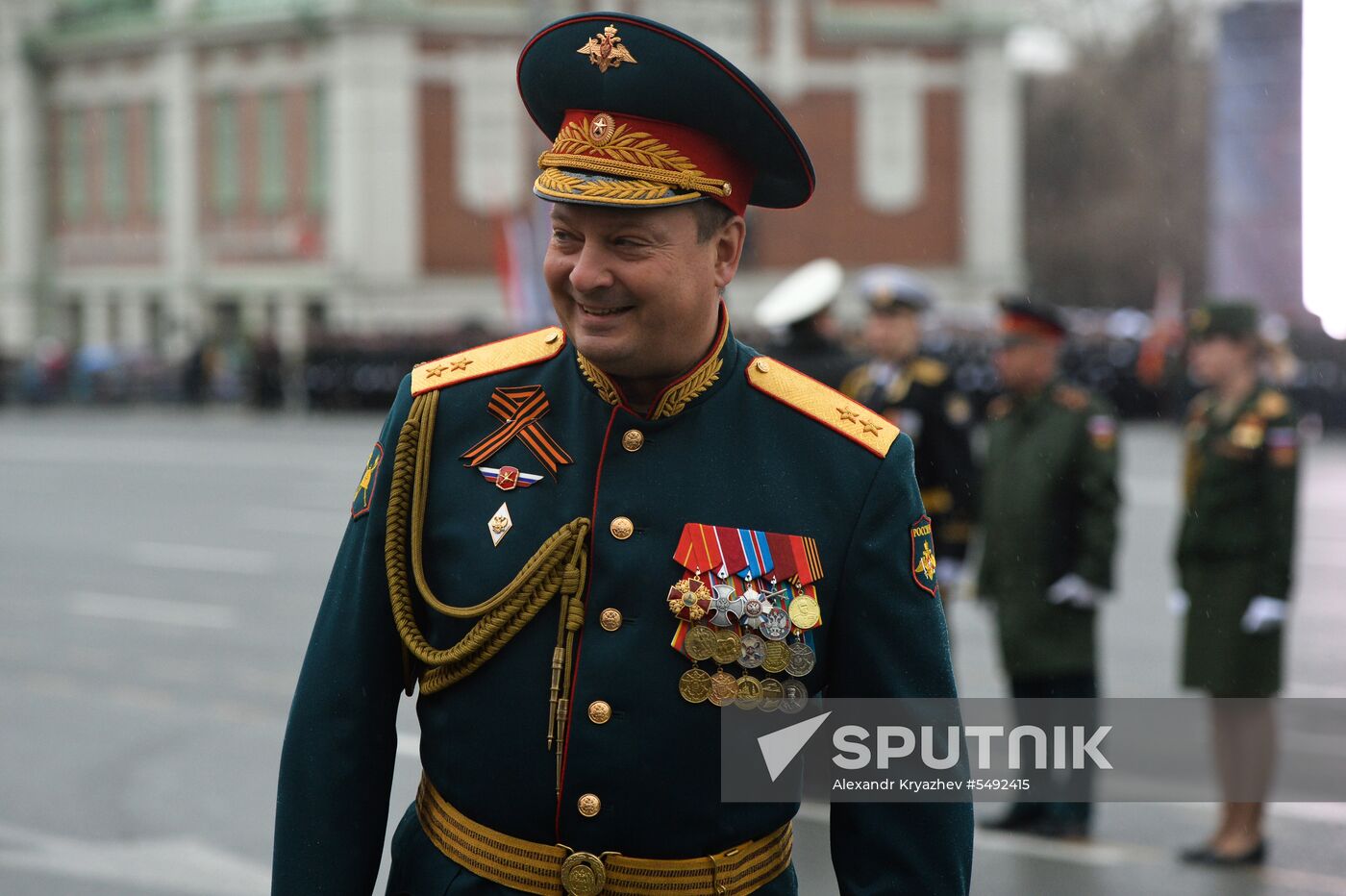 Dress rehearsal of Victory parade in Russian cities