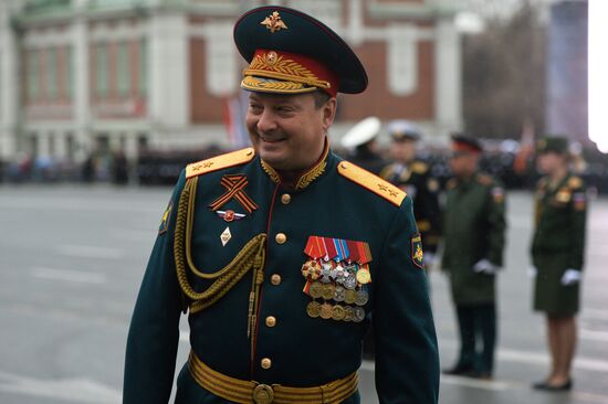 Dress rehearsal of Victory parade in Russian cities