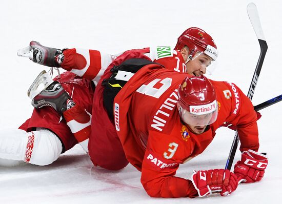 Ice Hockey World Championship. Belarus vs. Russia