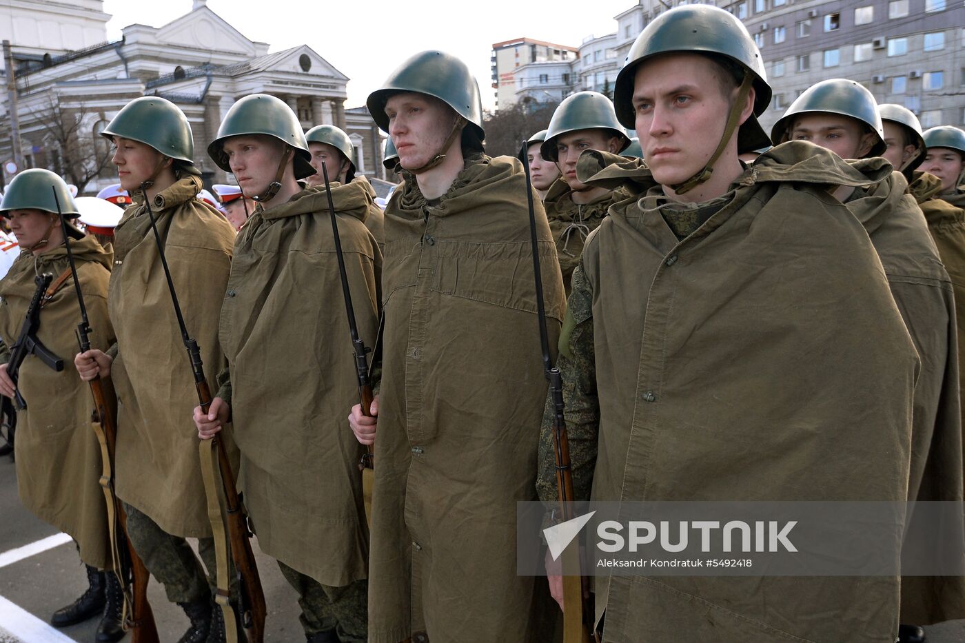 Dress rehearsal of Victory parade in Russian cities