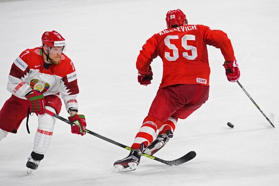 Ice Hockey World Championship. Belarus vs. Russia