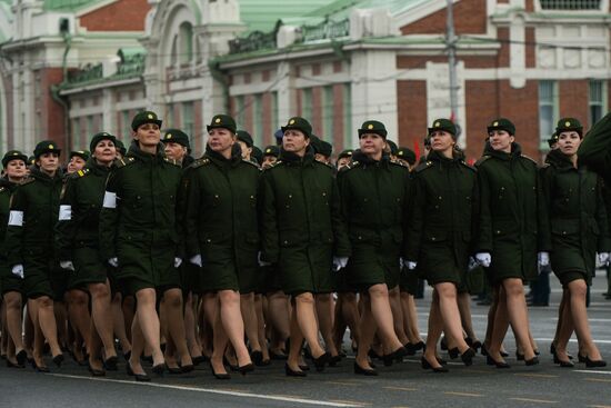 Dress rehearsal of Victory parade in Russian cities