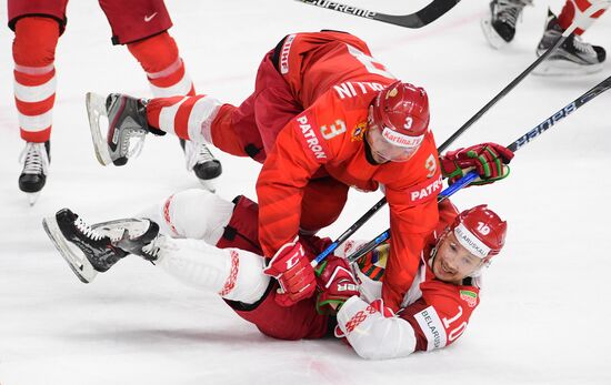 Ice Hockey World Championship. Belarus vs. Russia