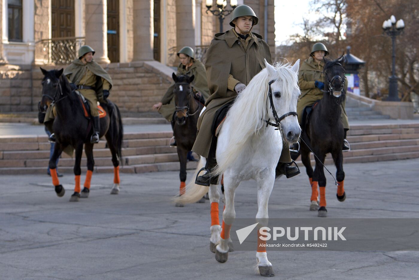 Dress rehearsal of Victory parade in Russian cities