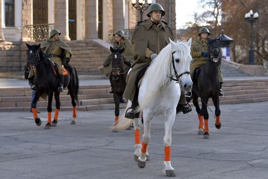 Dress rehearsal of Victory parade in Russian cities
