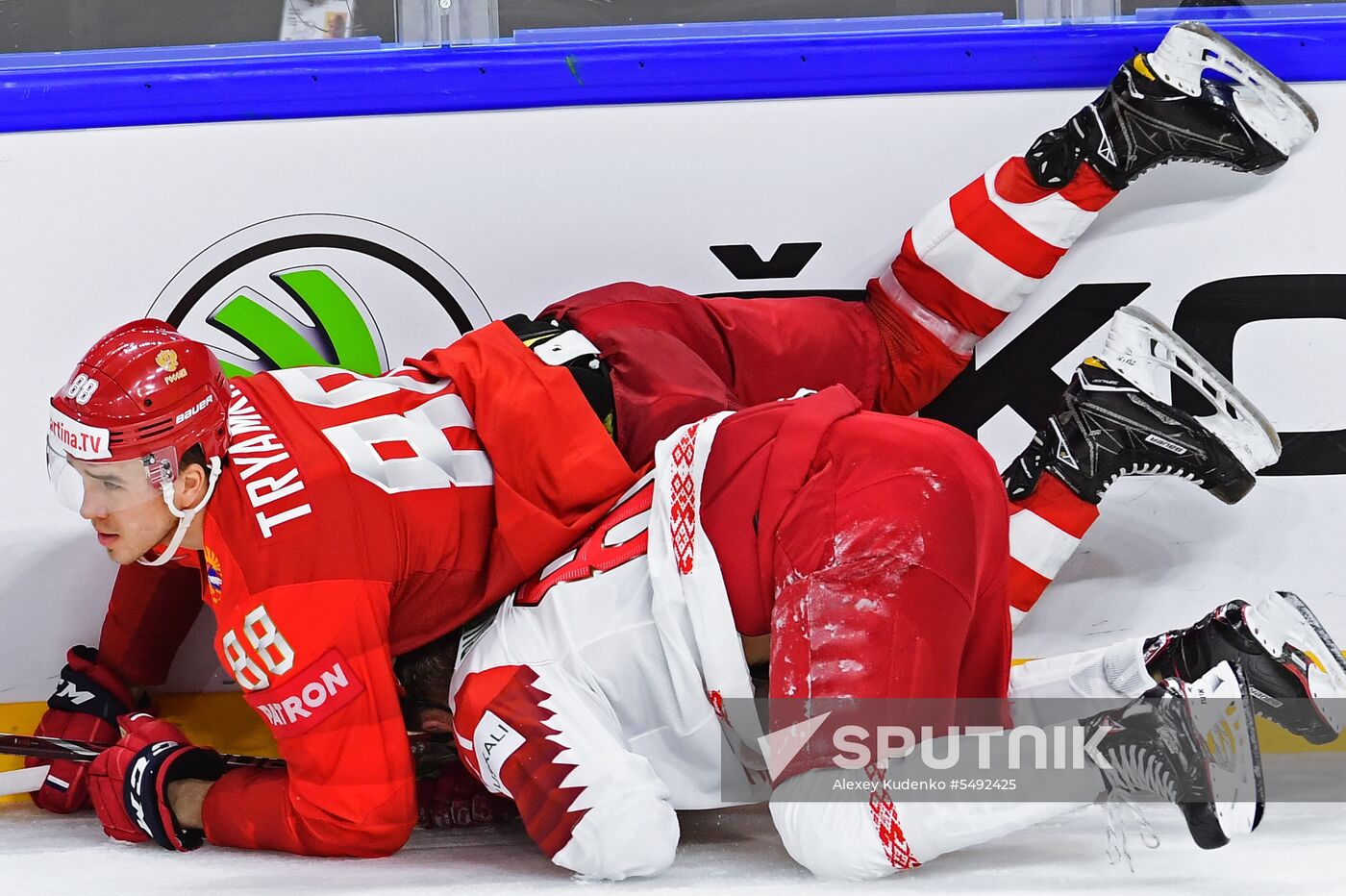 Ice Hockey World Championship. Belarus vs. Russia