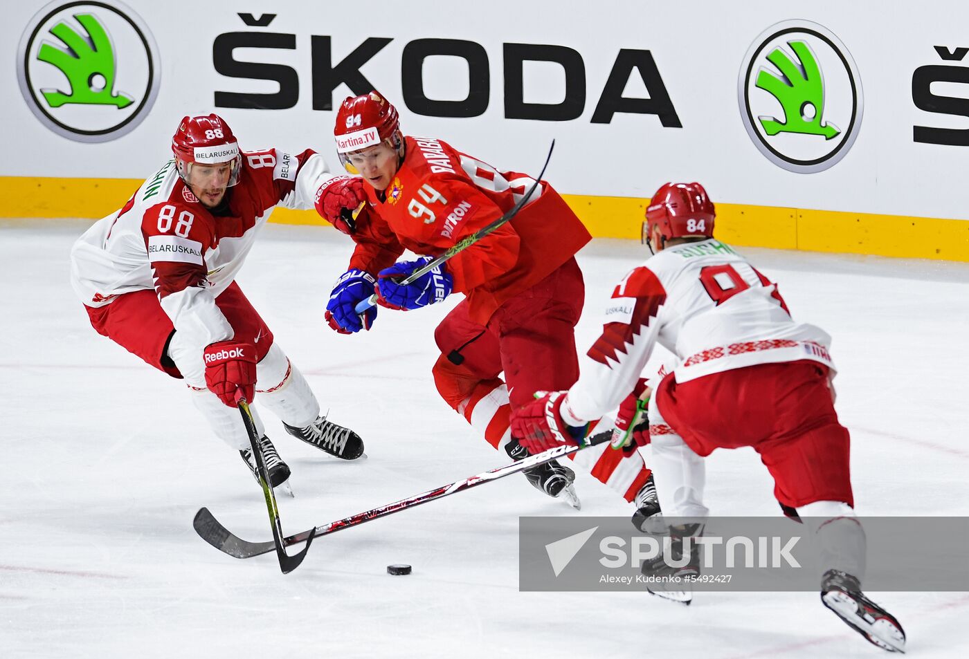 Ice Hockey World Championship. Belarus vs. Russia