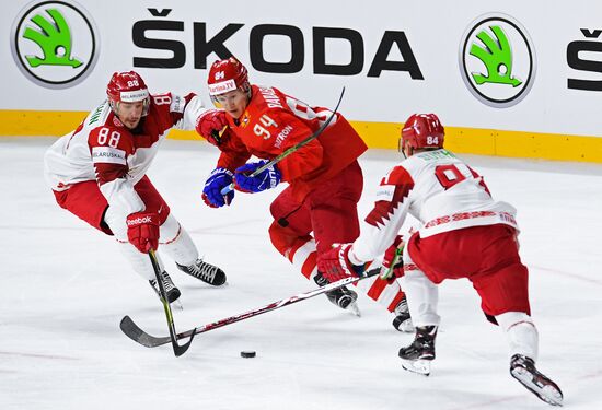 Ice Hockey World Championship. Belarus vs. Russia