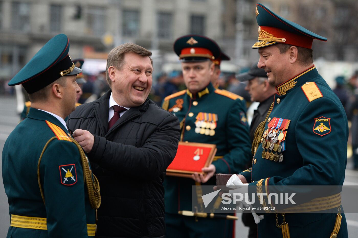 Dress rehearsal of Victory parade in Russian cities