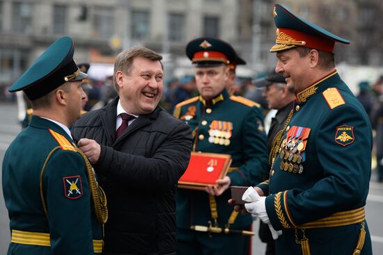 Dress rehearsal of Victory parade in Russian cities