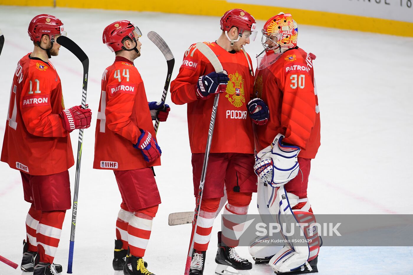 Ice Hockey World Championship. Belarus vs. Russia