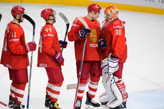 Ice Hockey World Championship. Belarus vs. Russia
