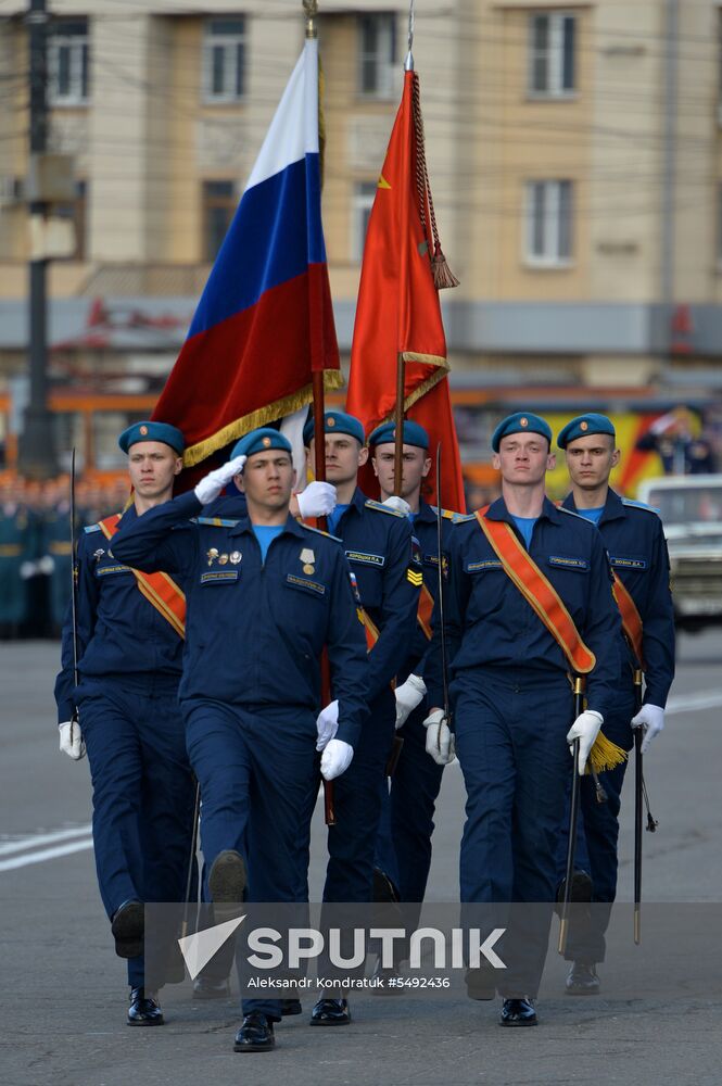 Dress rehearsal of Victory parade in Russian cities