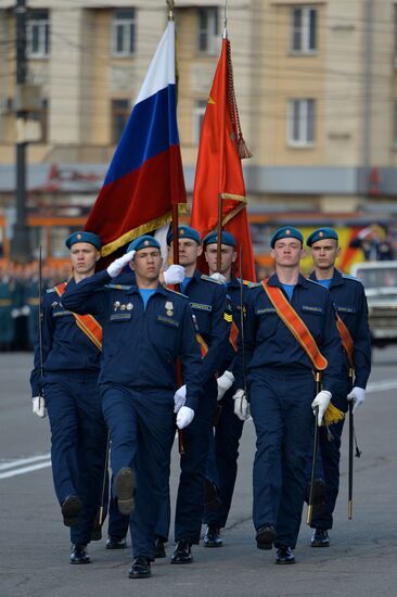 Dress rehearsal of Victory parade in Russian cities