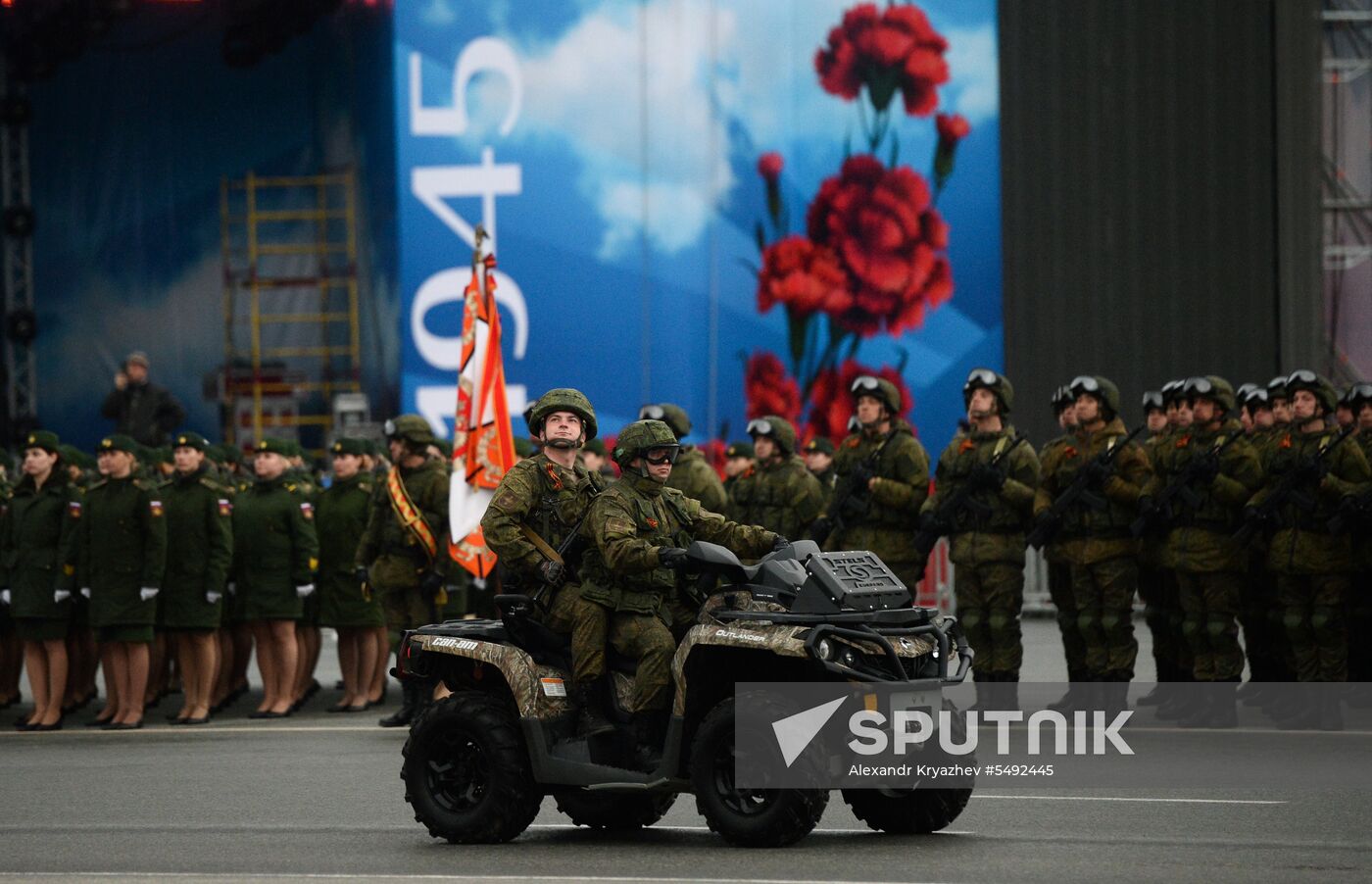 Dress rehearsal of Victory parade in Russian cities