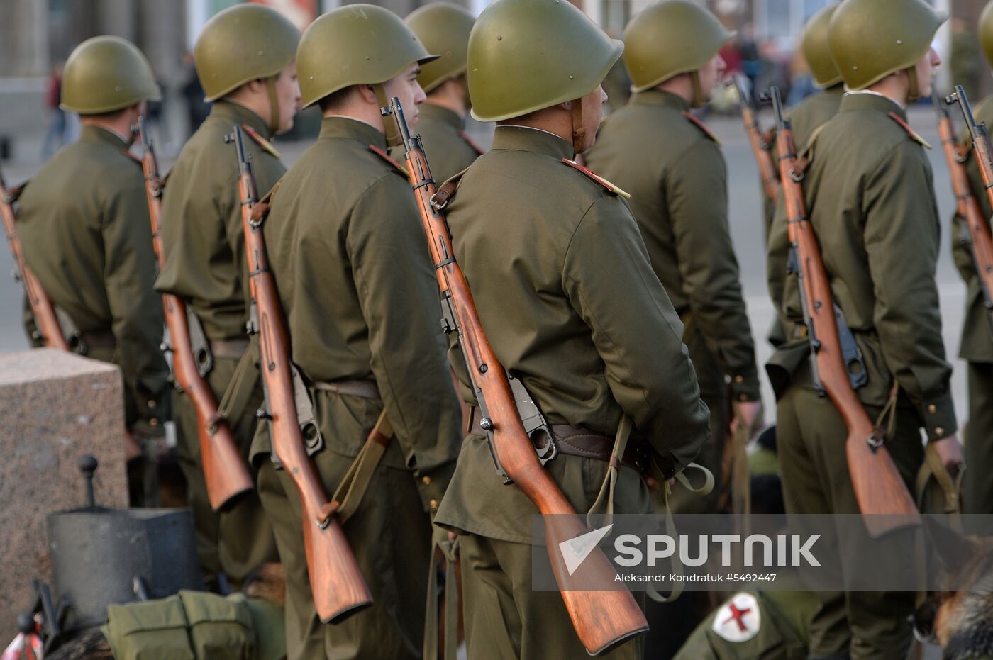Dress rehearsal of Victory parade in Russian cities