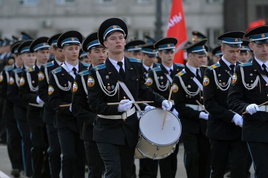 Dress rehearsal of Victory parade in Russian cities