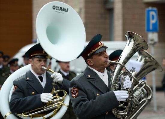 Dress rehearsal of Victory parade in Russian cities