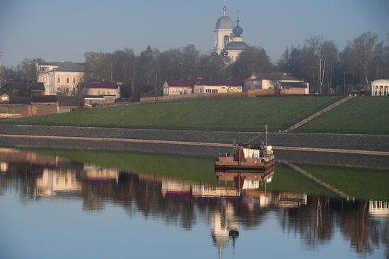 Russian cities. Myshkin